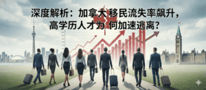 Read more about the article 最新报告显示，加拿大20%新移民流失，华人申请人何去何从~
